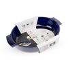 Plat à four ovale bleu 31 cm - Visuel 1